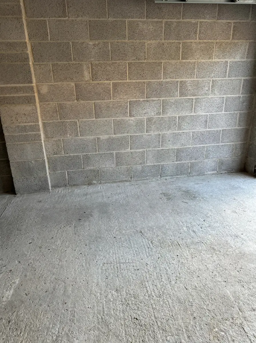 After — Fareham overloaded garage cleared and swept