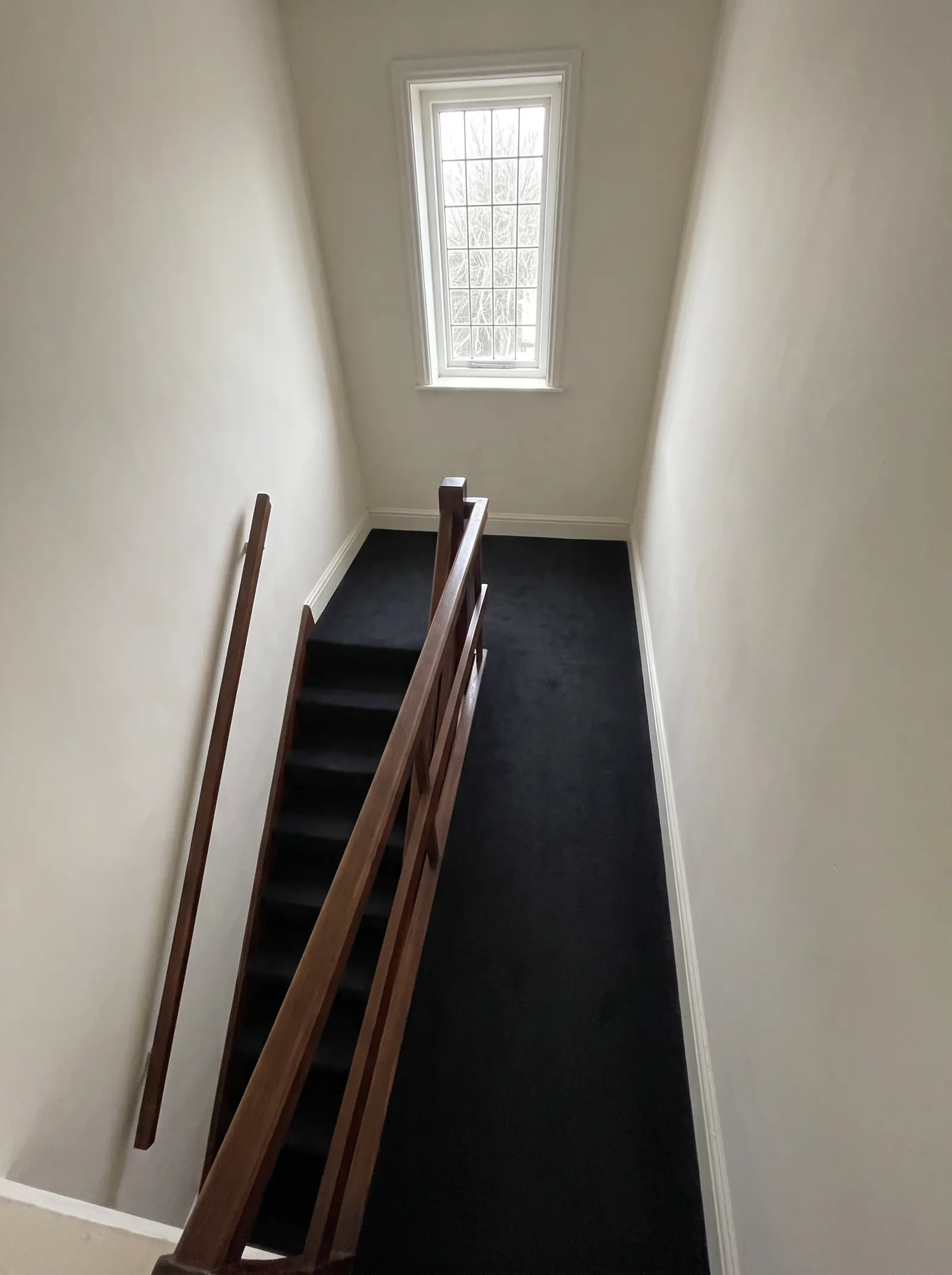 After — Havant full house clearance down a tight Victorian staircase