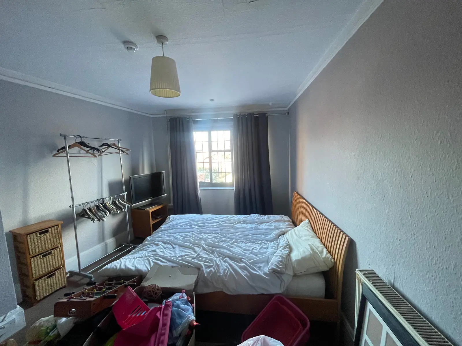 Before — Portsmouth bedroom strip-out in under two hours